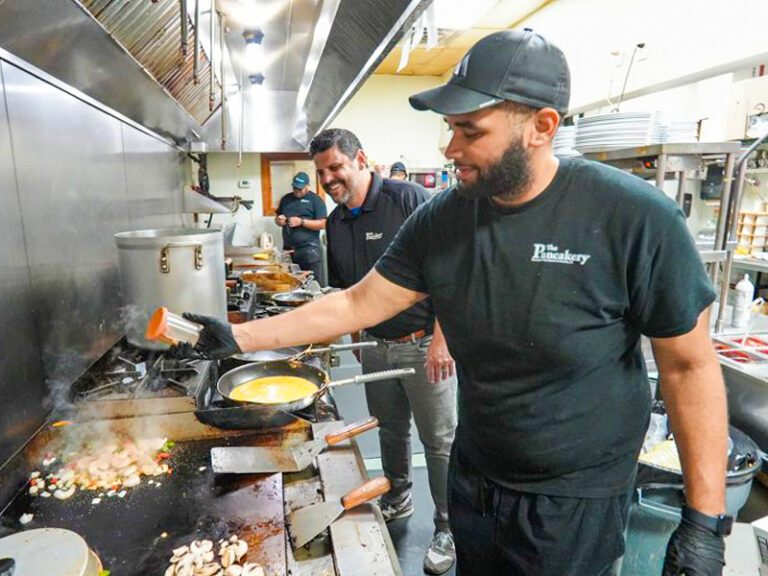 pancake franchise makes breakfast